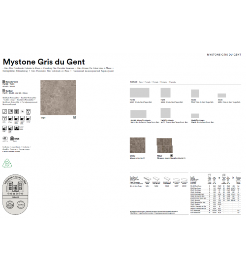 意大利Marazzi 马拉奇瓷砖代购石纹Mystone Gris du Gent系列